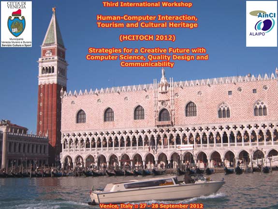 International Workshop HCITOCH 2012 :: Venice, Italy :: 27 - 28 September, 2012