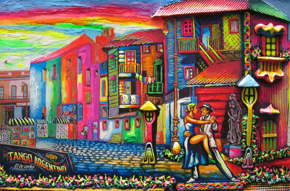 Argentinians traditional paint